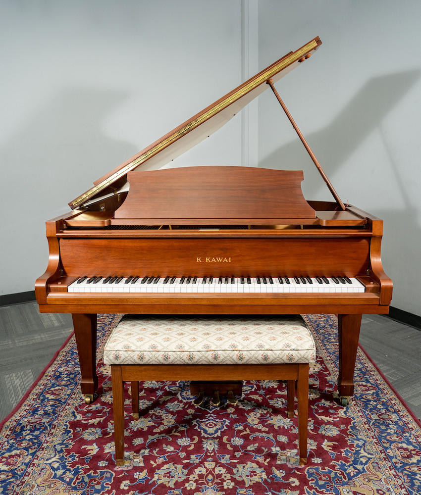 1988 Kawai KG-2E Grand Piano Walnut SN: 1810874