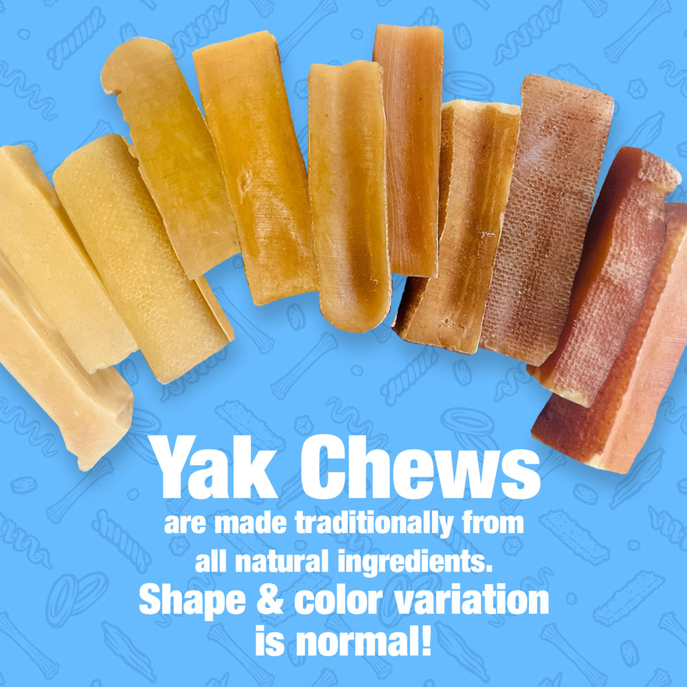 Himalayan Yak Cheese Dog Chews, Extra Large, 6 lb - Long-Lasting for Aggressive Chewers, All Natural, Healthy & Safe, Low Odor Nepal Yak Milk Chews 