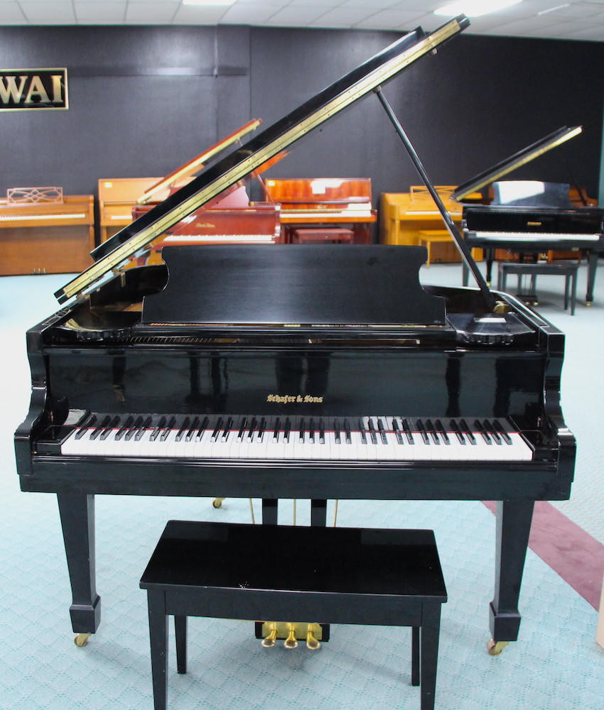 Schafer Sons 5 1 SS-51 Grand Piano Polished Ebony SN: 8704535