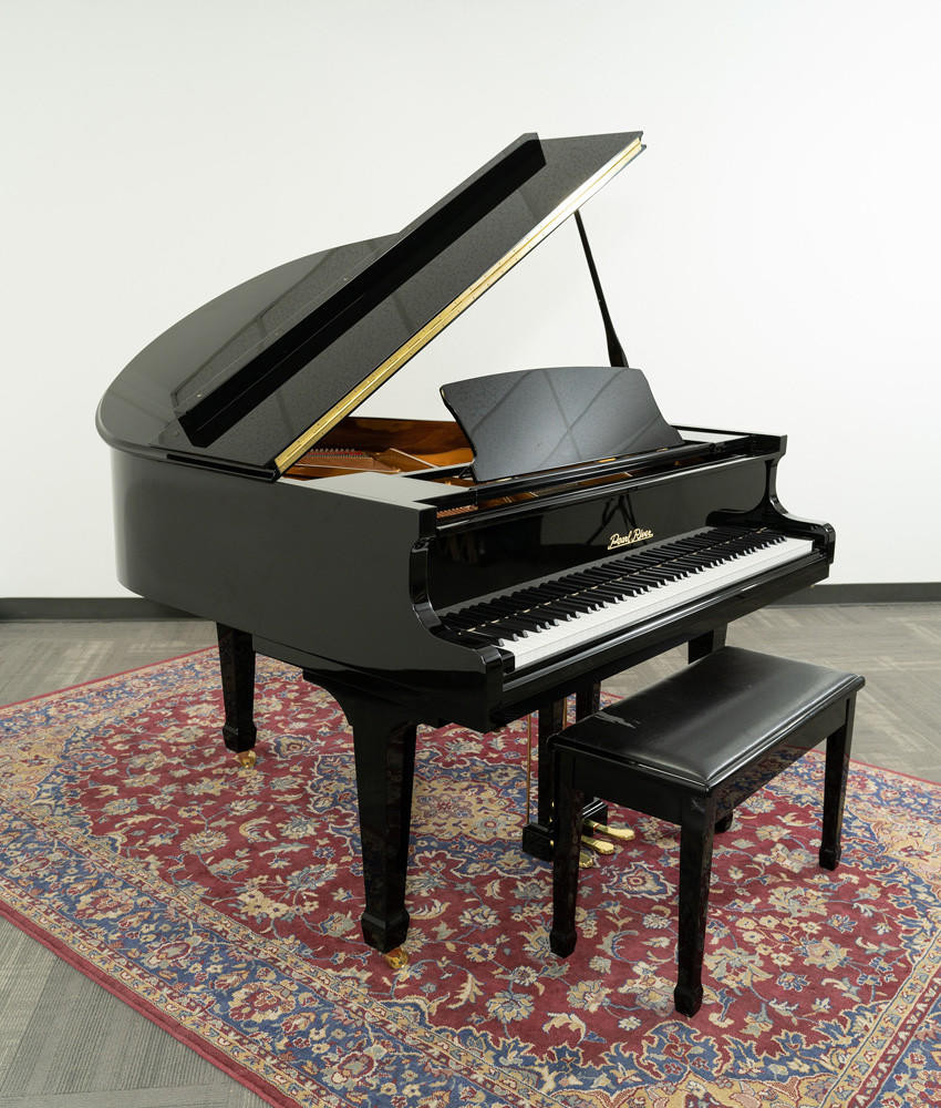 Pearl River 4 8 GP142 Grand Piano Polished Ebony SN: 966463