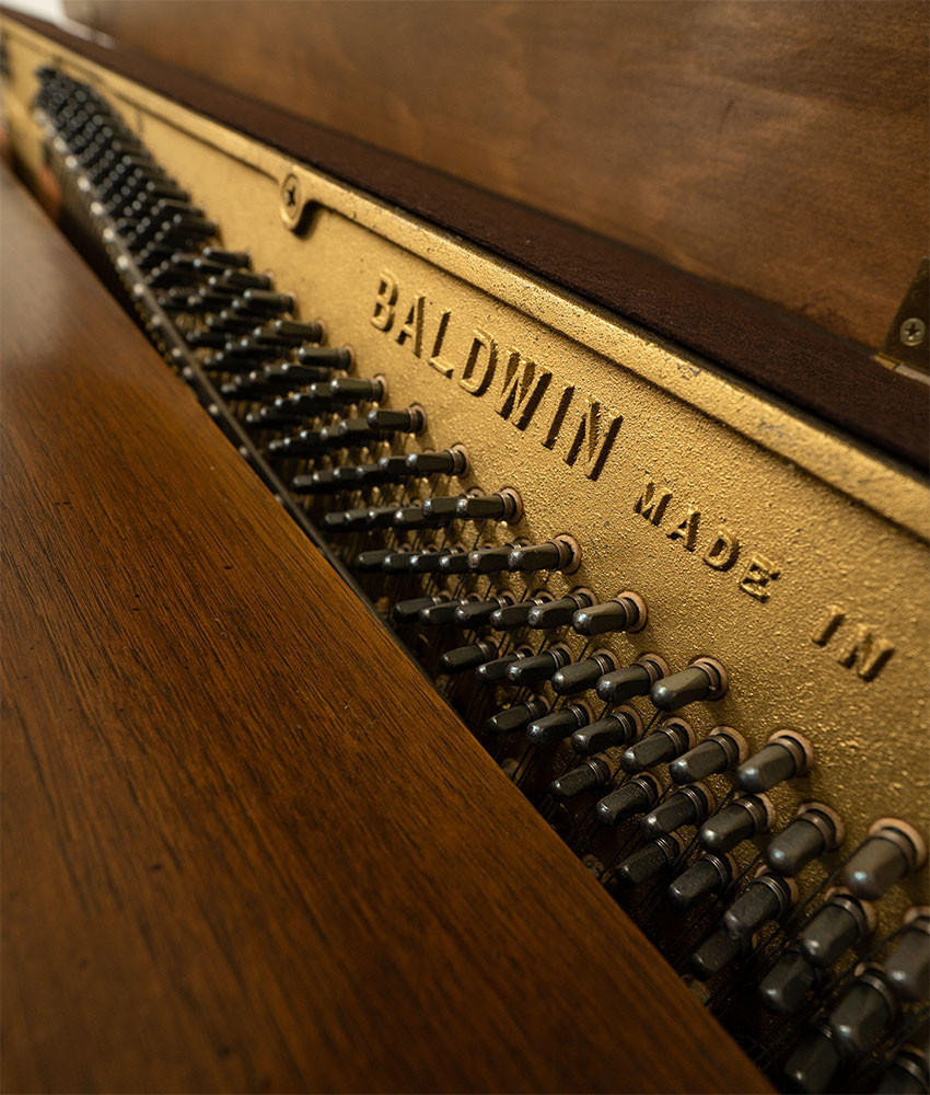 Baldwin Classic Upright Piano Satin Walnut SN: 1147792