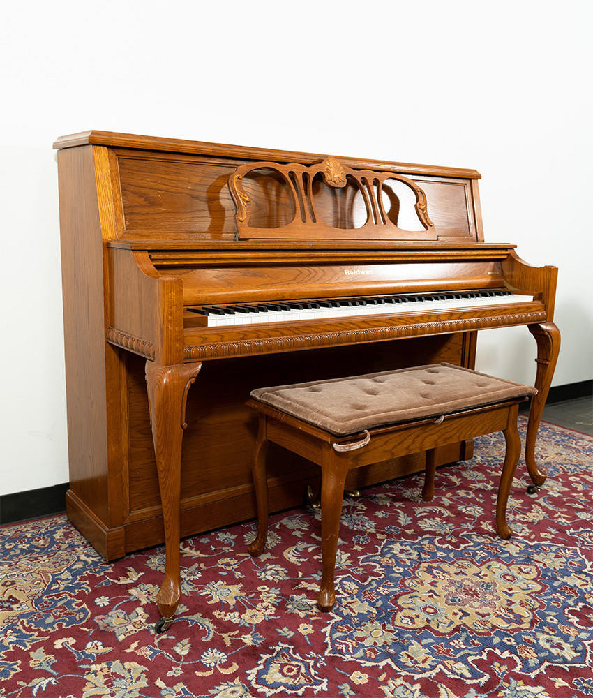 Baldwin 45 5045 Upright Piano Oak SN: 0456430