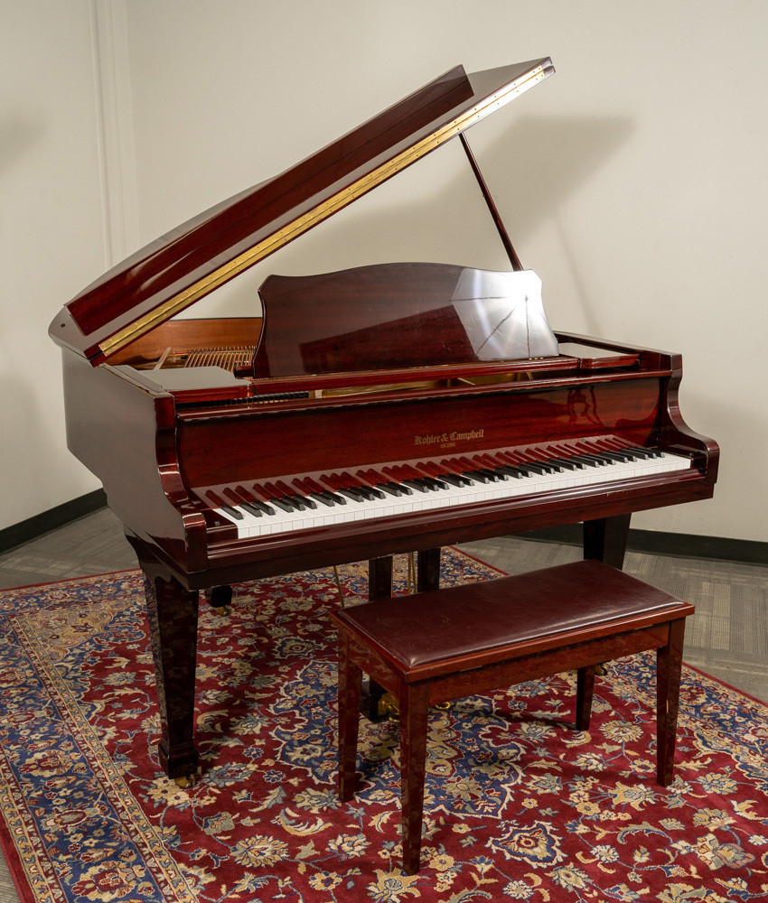 Kohler Campbell 4 8 KIG-47 Baby Grand Piano Polished Ebony SN: IJKKG00069